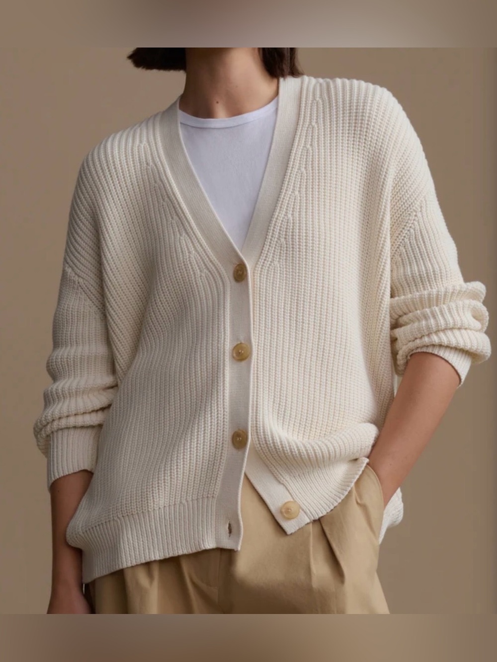 JENNI KAYNE Cotton Cocoon Cardigan